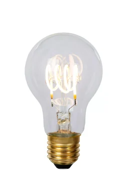 A60 - Filament lamp - Ø 6 cm - LED Dimb. - E27 - 1x4,9W 2700K - Transparant*Lucide Discount