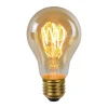 A60 - Filament lamp - Ø 6 cm - LED Dimb. - E27 - 1x4,9W 2200K - Amber*Lucide Flash Sale