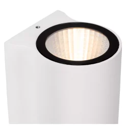 AKRA - Wandlamp Binnen/Buiten - LED - 1x6W 2700K - IP54 - Wit*Lucide Store