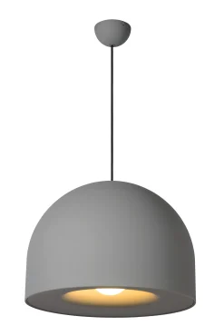 AKRON - Hanglamp - Ø 50 cm - 1xE27 - Grijs*Lucide Fashion