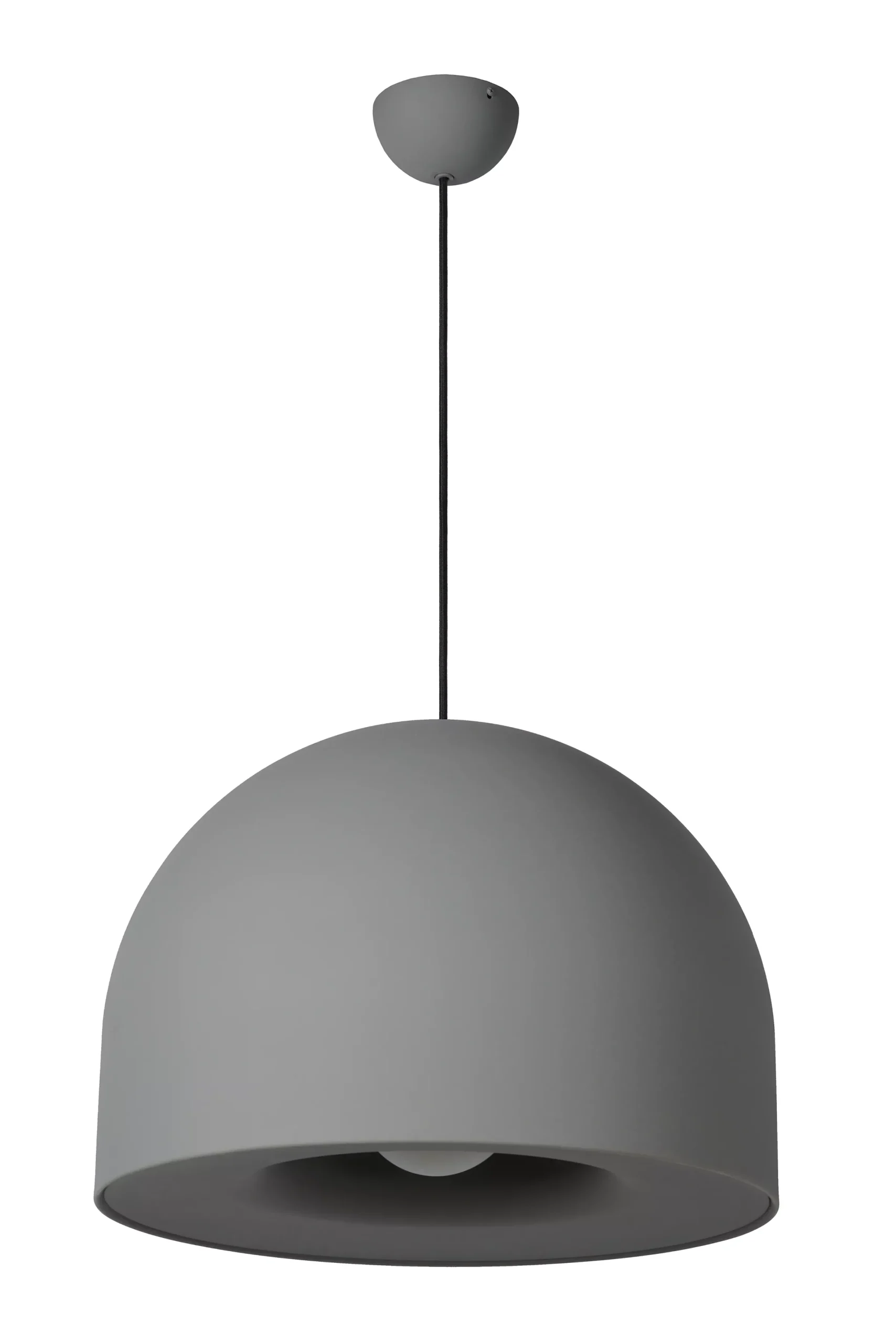AKRON - Hanglamp - Ø 50 cm - 1xE27 - Grijs*Lucide Fashion