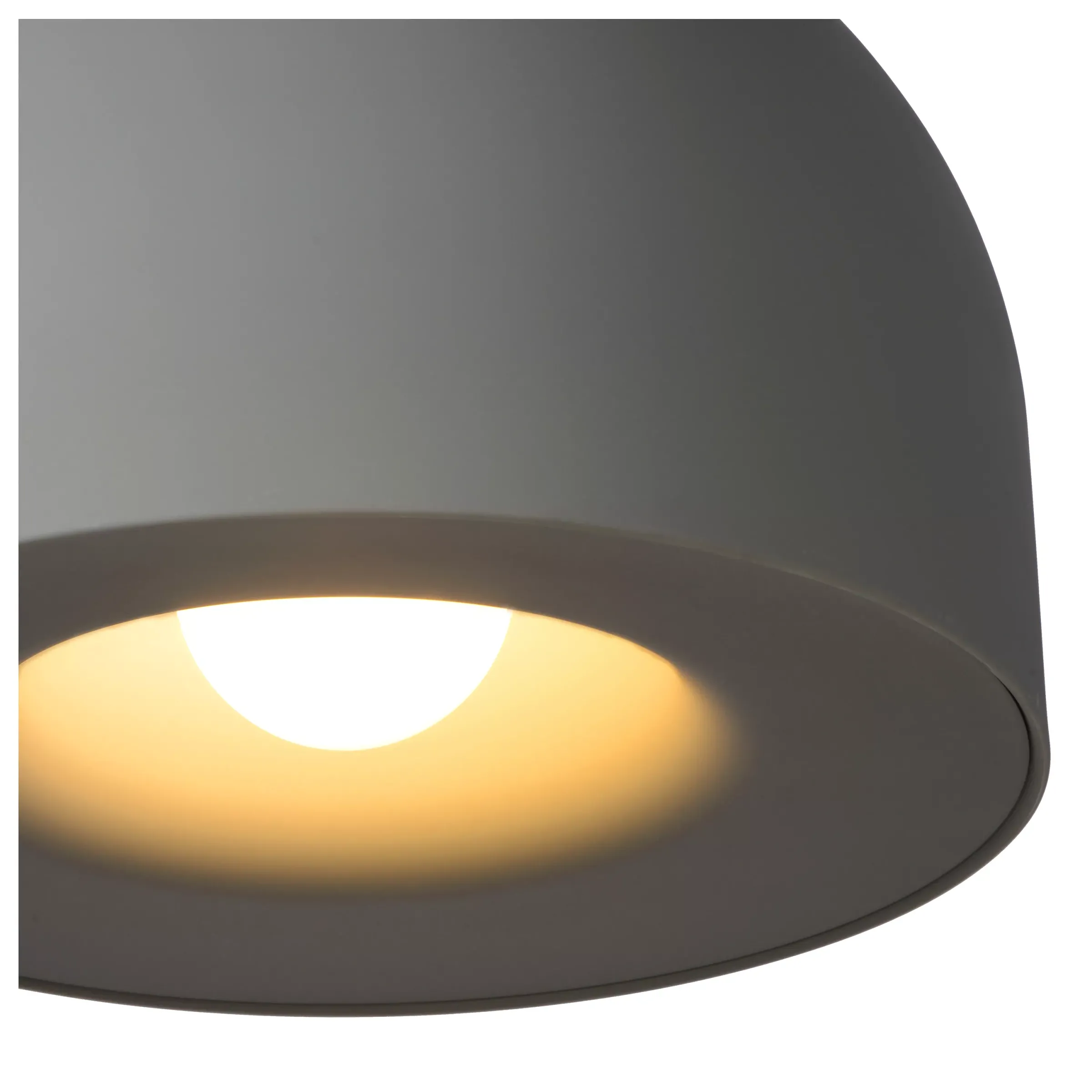 AKRON - Hanglamp - Ø 50 cm - 1xE27 - Grijs*Lucide Fashion