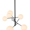 ALARA - Hanglamp - Ø 72 cm - LED - G4 - 6x1,5W 2700K - Zwart*Lucide Best Sale