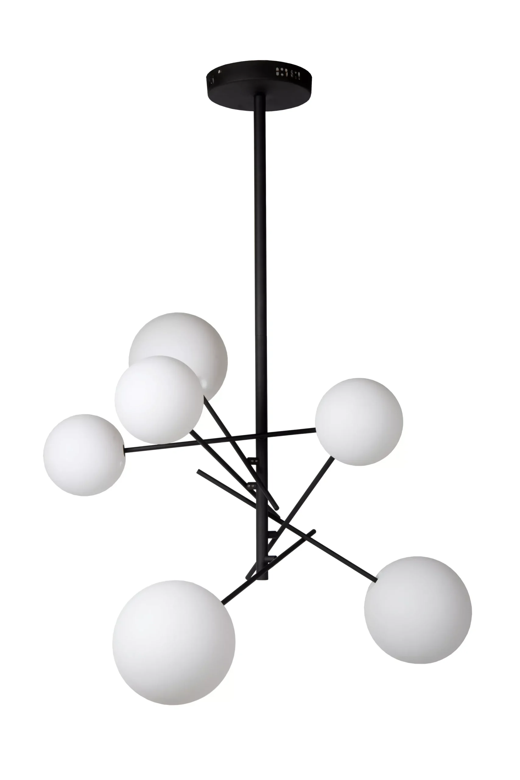 ALARA - Hanglamp - Ø 72 cm - LED - G4 - 6x1,5W 2700K - Zwart*Lucide Best Sale