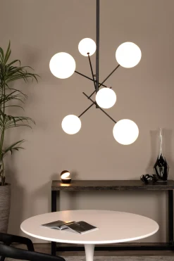 ALARA - Hanglamp - Ø 72 cm - LED - G4 - 6x1,5W 2700K - Zwart*Lucide Best Sale