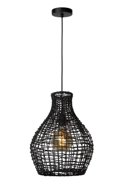 ALBAN - Hanglamp - Ø 35 cm - 1xE27 - Zwart*Lucide Store