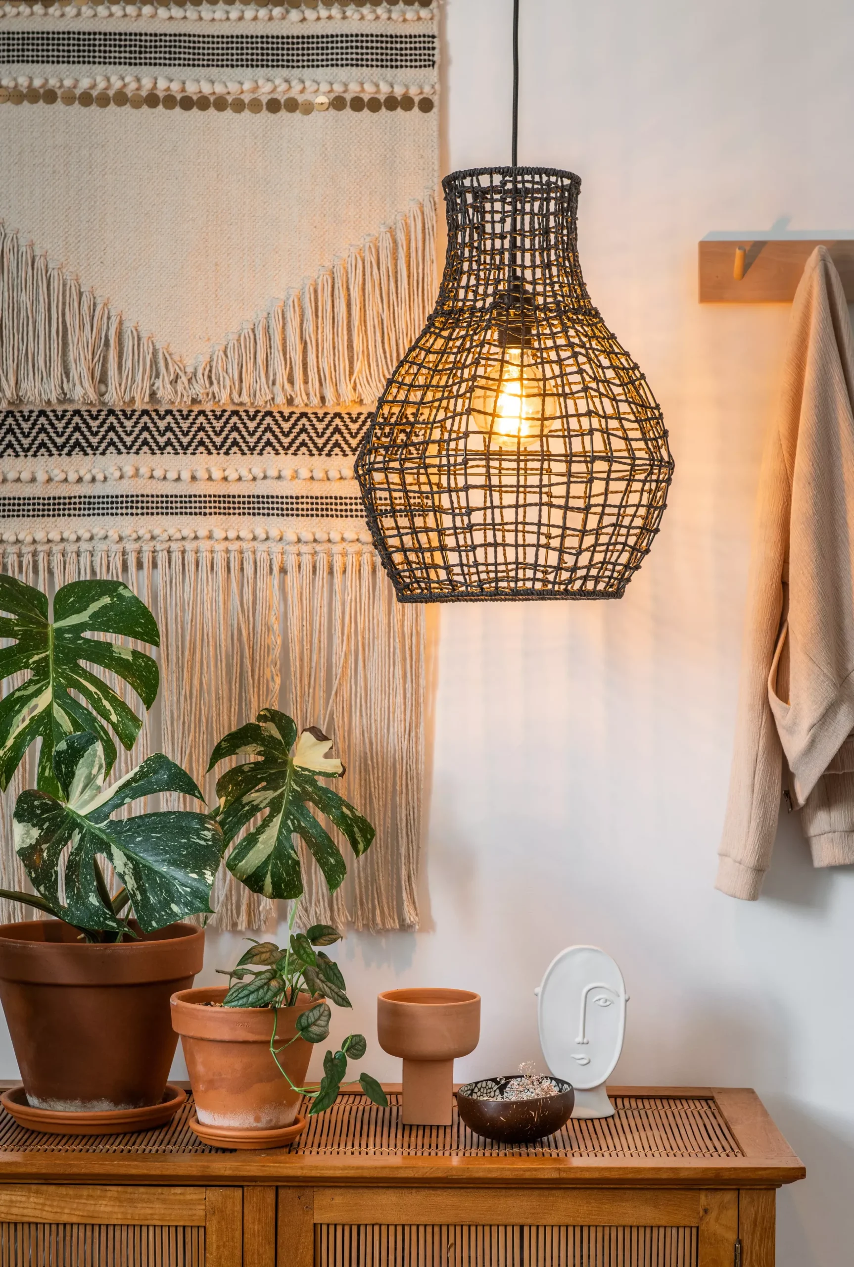 ALBAN - Hanglamp - Ø 35 cm - 1xE27 - Zwart*Lucide Store