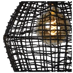 ALBAN - Hanglamp - Ø 35 cm - 1xE27 - Zwart*Lucide Store