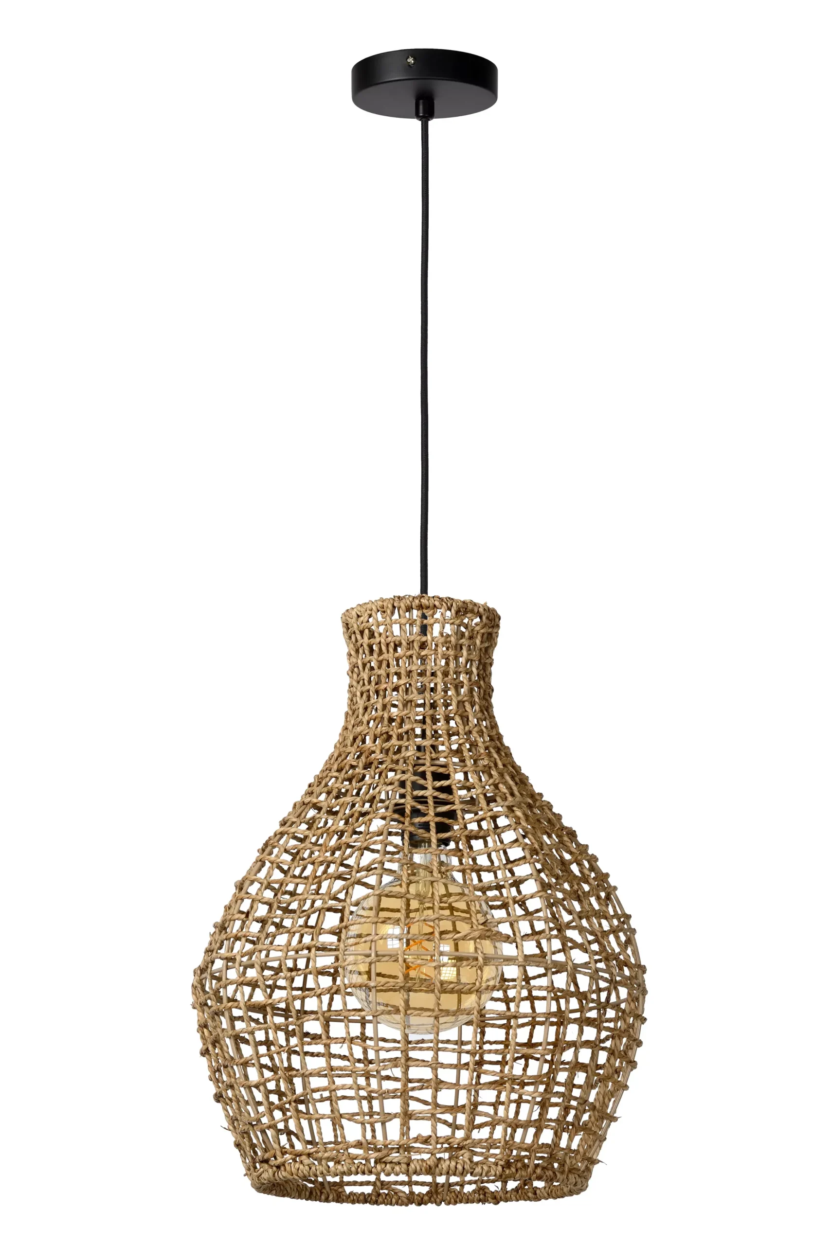 ALBAN - Hanglamp - Ø 35 cm - 1xE27 - Naturel*Lucide Hot