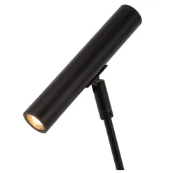 ALEC - Vloerlamp - LED - G9 - 1x3W 2700K - Inclusief omwisselbare ringen - Zwart*Lucide New