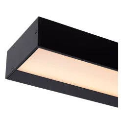 ALEXA - Wandlamp Badkamer - LED - 1x8W 3000K - IP44 - Zwart*Lucide Best Sale