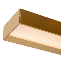 ALEXA - Wandlamp Badkamer - LED - 1x13W 3000K - IP44 - Mat Goud / Messing*Lucide Fashion