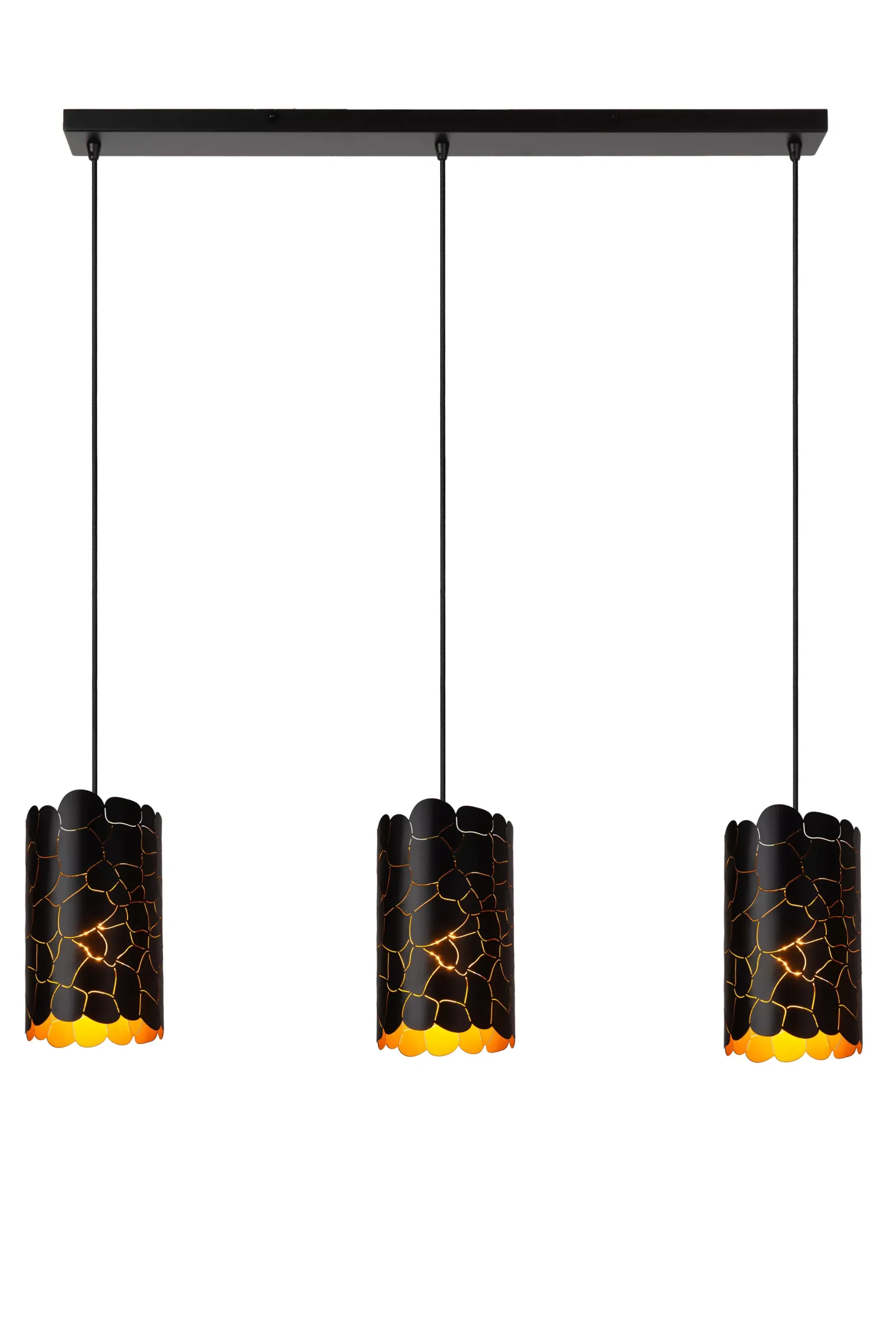 ALMELO - Hanglamp - 3xE27 - Zwart*Lucide Cheap