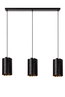 ALMELO - Hanglamp - 3xE27 - Zwart*Lucide Cheap