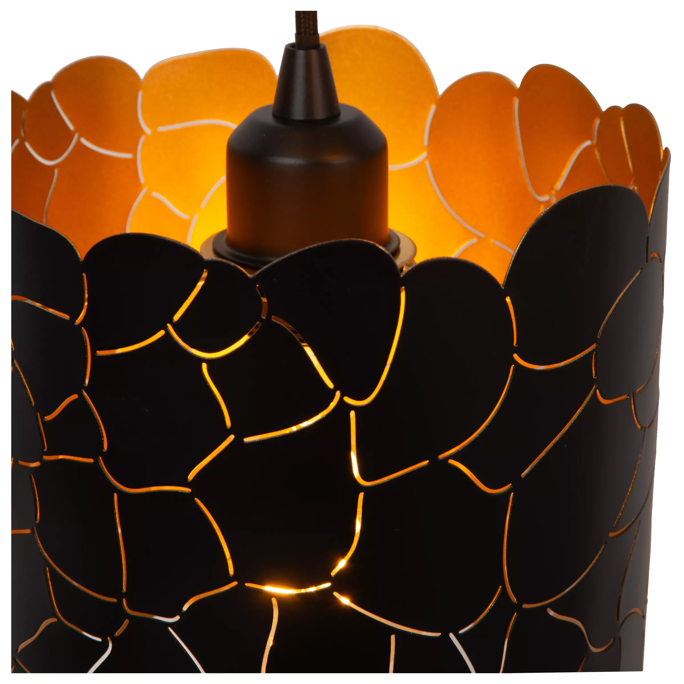 ALMELO - Hanglamp - 3xE27 - Zwart*Lucide Hot
