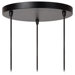 ALMELO - Hanglamp - 3xE27 - Zwart*Lucide Hot
