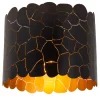 ALMELO - Plafonnière - Ø 25,5 cm - 1xE27 - Zwart*Lucide Discount