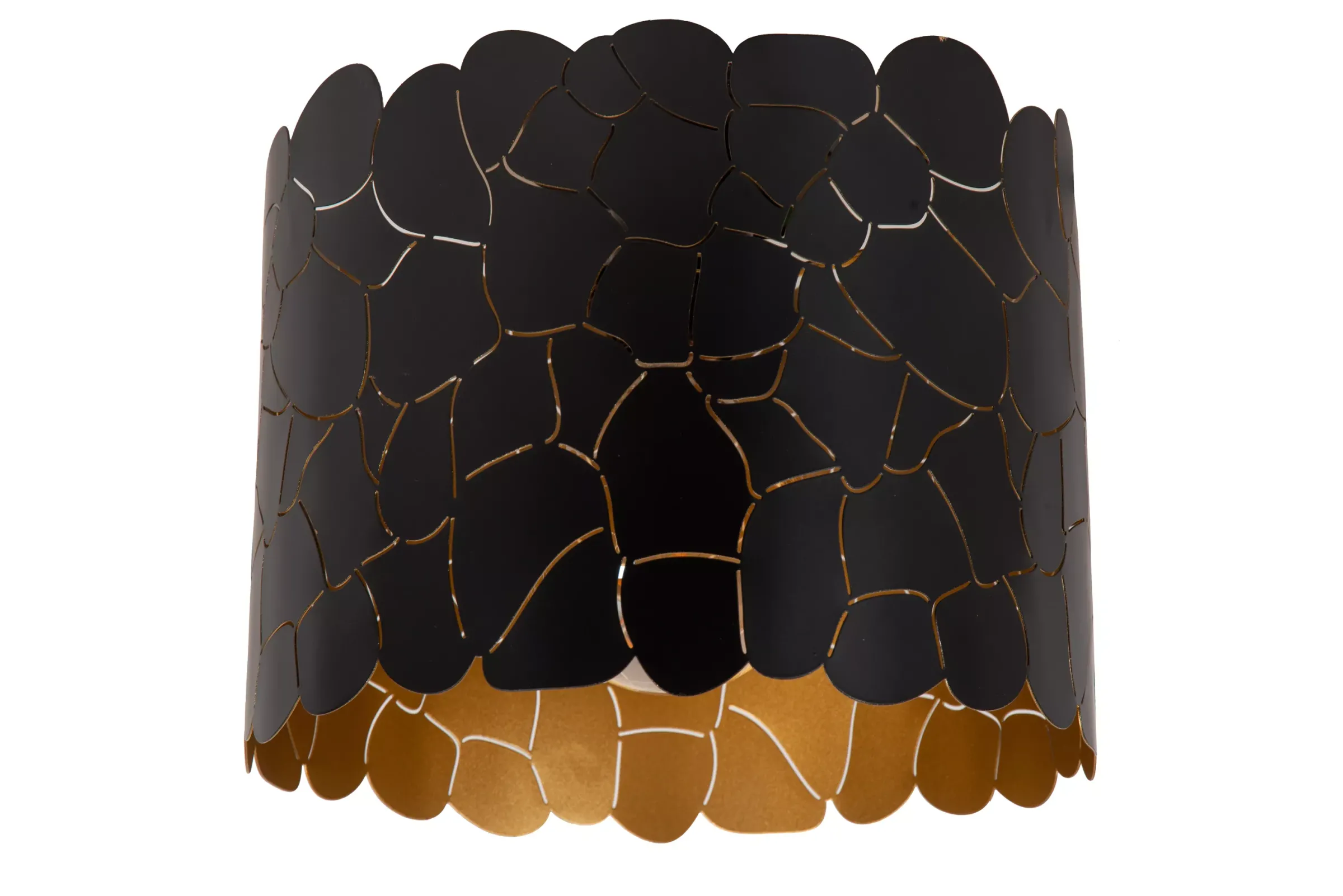 ALMELO - Plafonnière - Ø 25,5 cm - 1xE27 - Zwart*Lucide Discount