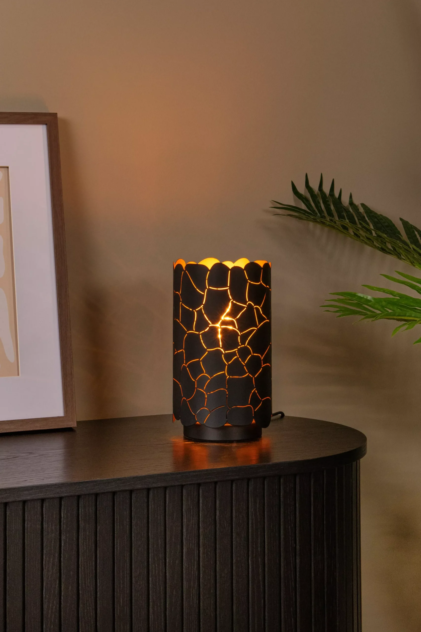 ALMELO - Tafellamp - Ø 15 cm - 1xE27 - Zwart*Lucide Flash Sale