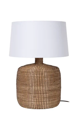 AMBALA - Tafellamp - Ø 45 cm - 1xE27 - Naturel*Lucide Store
