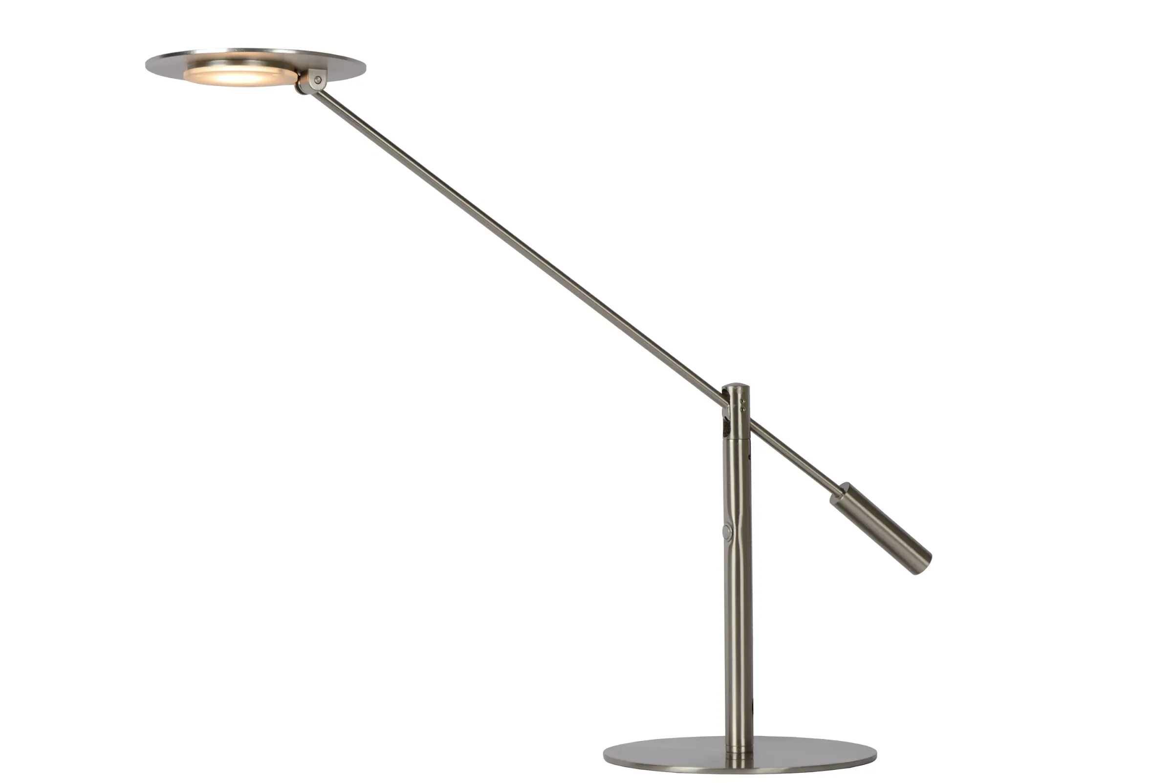 ANSELMO - Bureaulamp - LED Dimb. - 1x9W 3000K - Mat chroom*Lucide Outlet