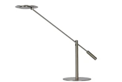 ANSELMO - Bureaulamp - LED Dimb. - 1x9W 3000K - Mat chroom*Lucide Outlet