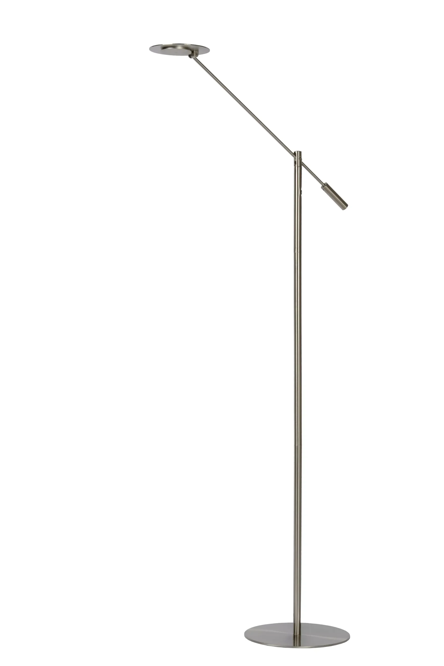 ANSELMO - Leeslamp - Ø 25 cm - LED Dimb. - 1x9W 3000K - Mat chroom*Lucide Fashion