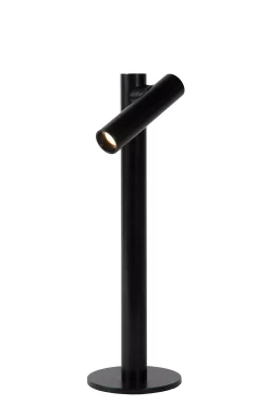 ANTRIM - Oplaadbare Tafellamp Binnen/Buiten - Accu/Batterij - LED Dimb. - 1x2,2W 2700K - IP54 - Met draadloos oplaadstation - Zwart*Lucide Fashion