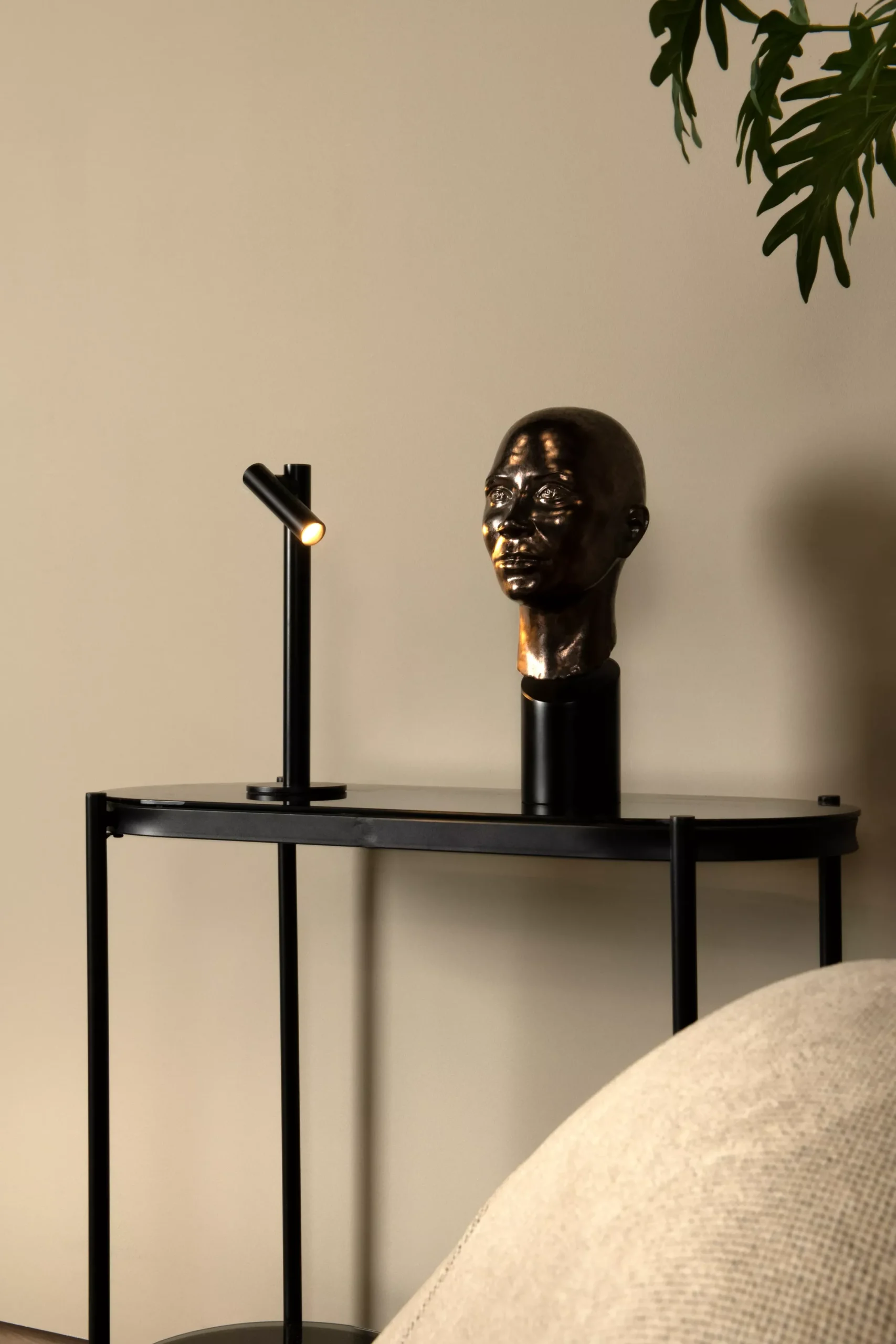 ANTRIM - Oplaadbare Tafellamp Binnen/Buiten - Accu/Batterij - LED Dimb. - 1x2,2W 2700K - IP54 - Met draadloos oplaadstation - Zwart*Lucide Fashion