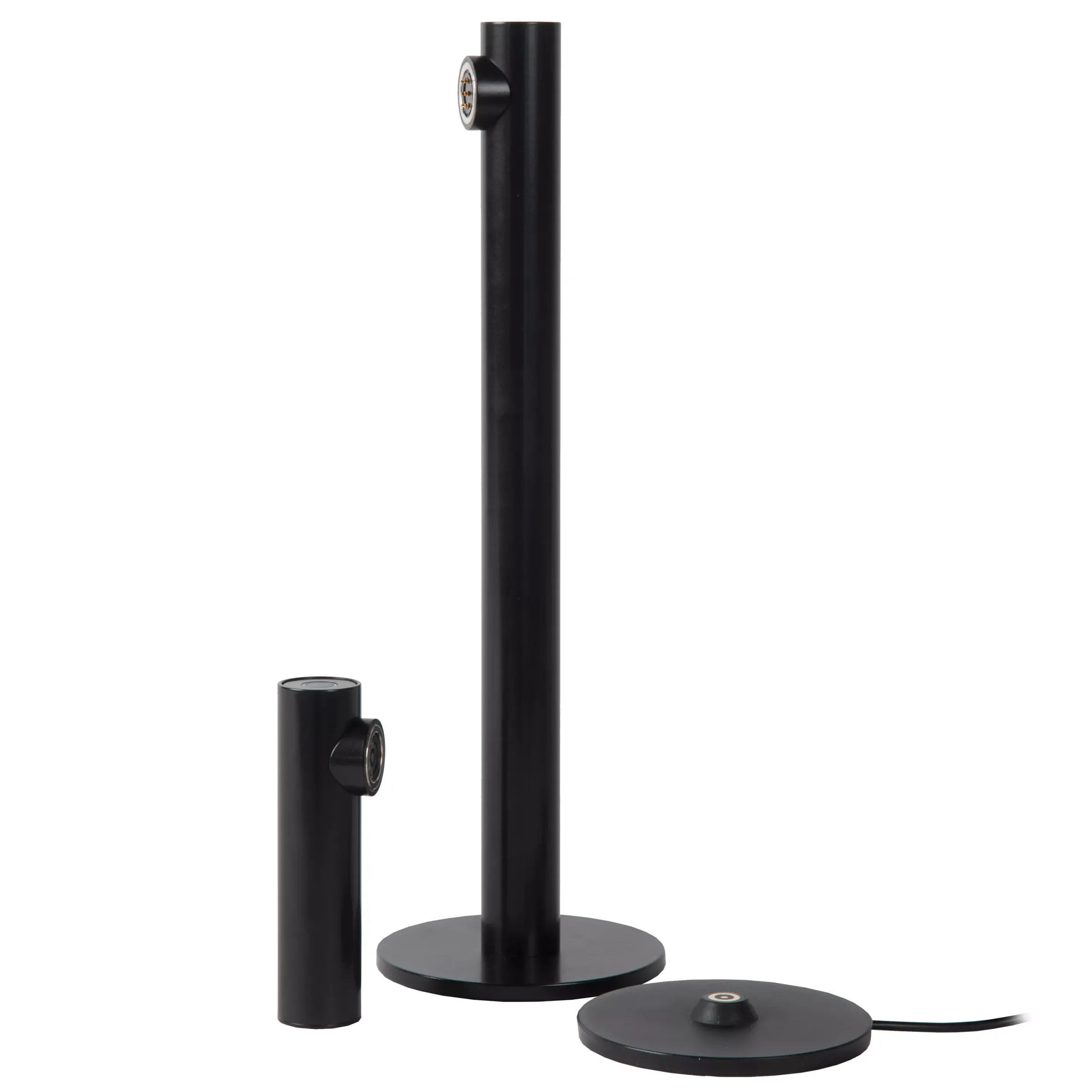 ANTRIM - Oplaadbare Tafellamp Binnen/Buiten - Accu/Batterij - LED Dimb. - 1x2,2W 2700K - IP54 - Met draadloos oplaadstation - Zwart*Lucide Fashion