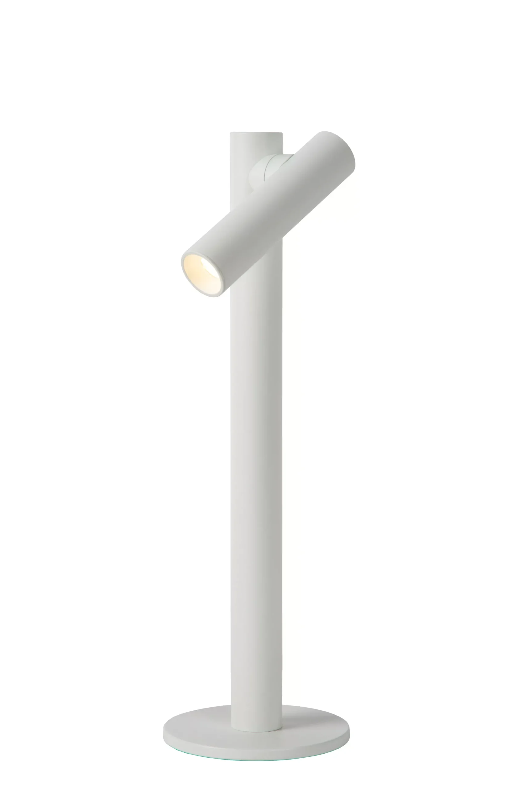 ANTRIM - Oplaadbare Tafellamp Binnen/Buiten - Accu/Batterij - LED Dimb. - 1x2,2W 2700K - IP54 - Met draadloos oplaadstation - Wit*Lucide Clearance
