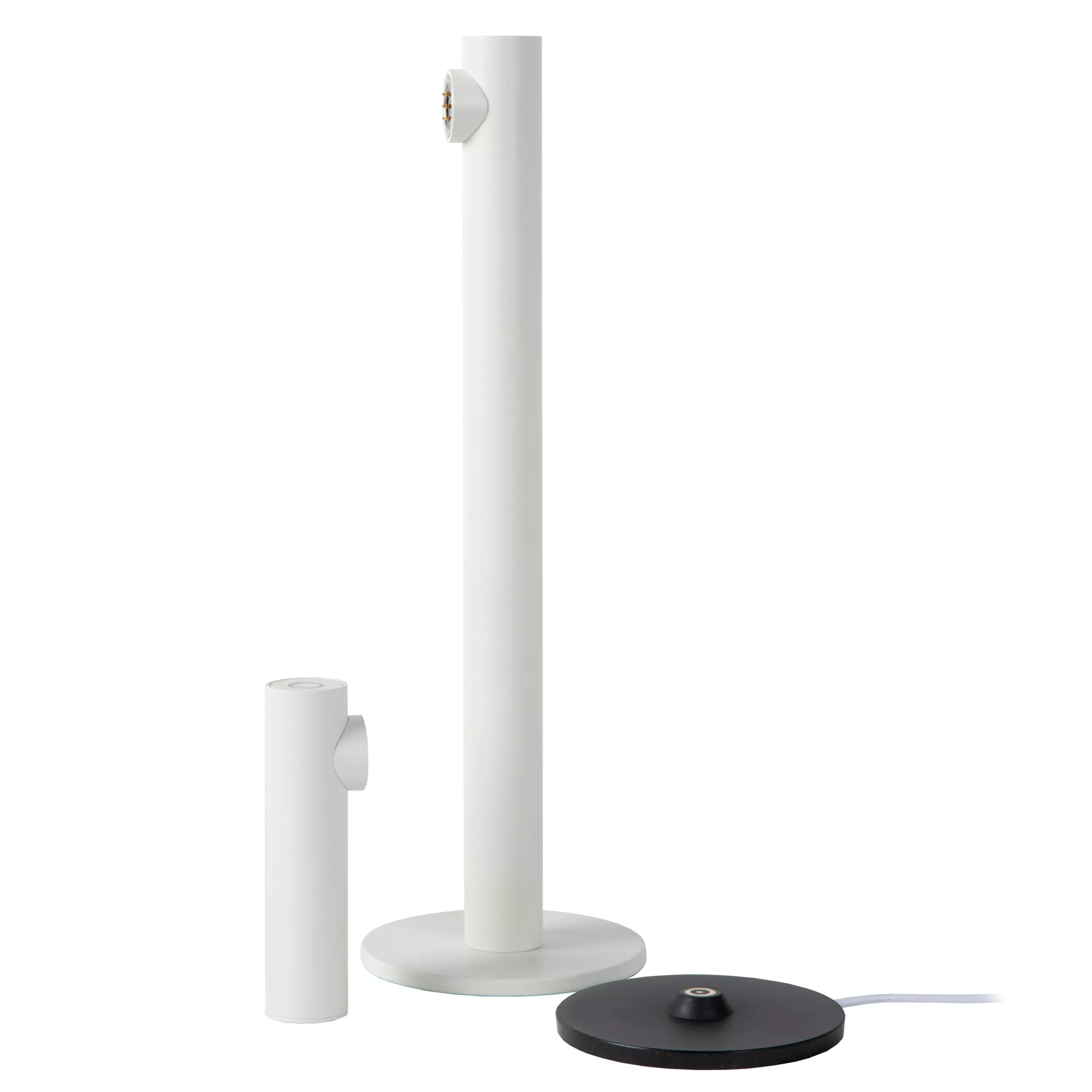 ANTRIM - Oplaadbare Tafellamp Binnen/Buiten - Accu/Batterij - LED Dimb. - 1x2,2W 2700K - IP54 - Met draadloos oplaadstation - Wit*Lucide Clearance