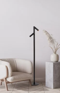 ANTRIM - Oplaadbare Leeslamp Binnen/Buiten - Accu/Batterij - LED Dimb. - 1x2,2W 2700K - IP54 - Met draadloos oplaadstation - Zwart*Lucide Sale
