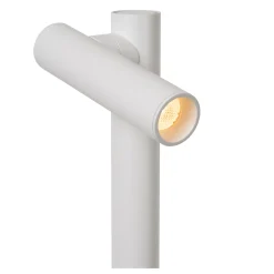 ANTRIM - Oplaadbare Leeslamp Binnen/Buiten - Accu/Batterij - LED Dimb. - 2x2,2W 2700K - IP54 - Met draadloos oplaadstation - Wit*Lucide Sale