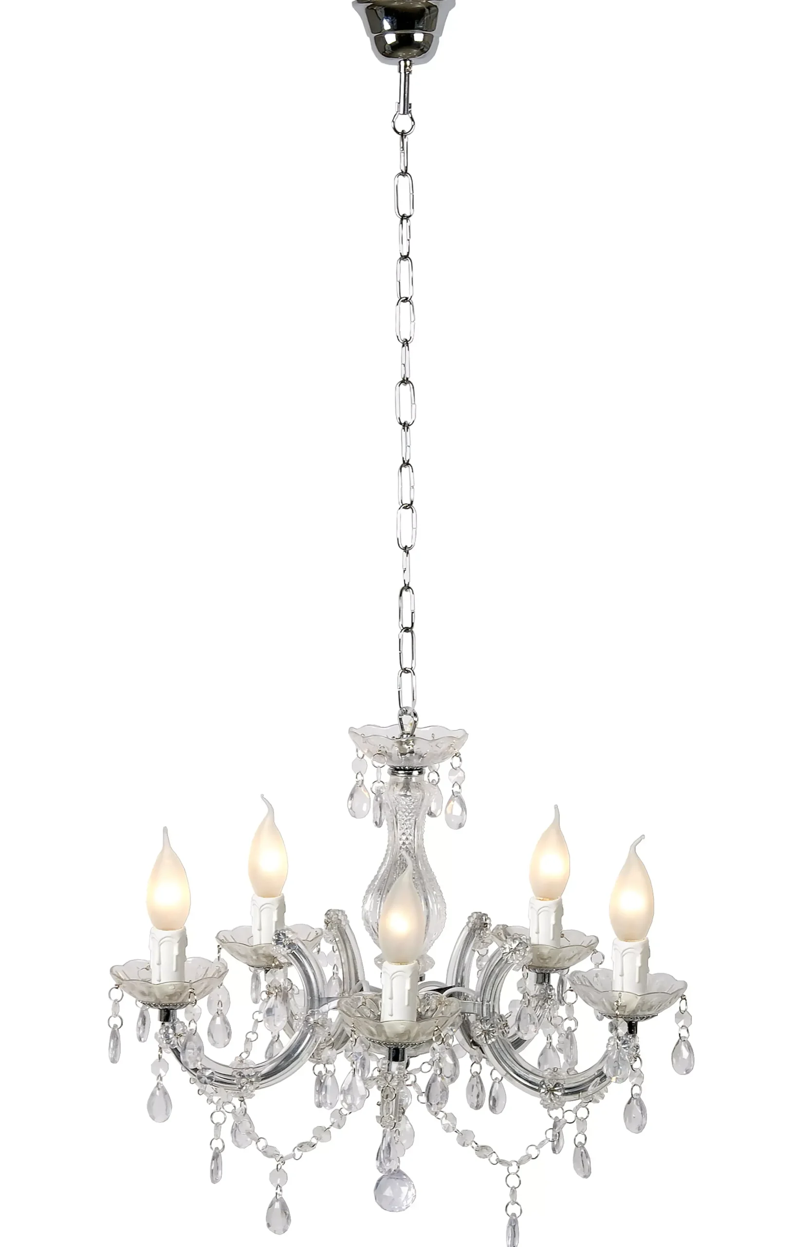 ARABESQUE - Kroonluchter - Ø 45 cm - 5xE14 - Transparant*Lucide Sale