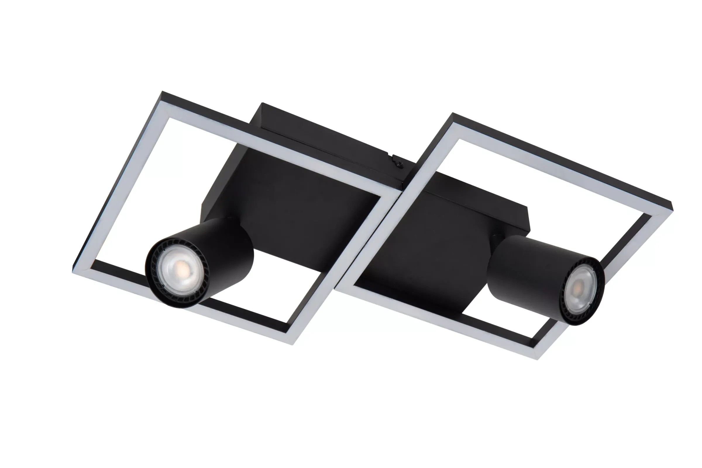 ARIANNE - Plafonnière - LED - 2xGeïntegreerde LED - 2xGU10 - Zwart*Lucide Sale