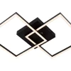 ARIANNE - Plafonnière - LED - CCT - 1x23W 2700K/4000K - Zwart*Lucide Discount