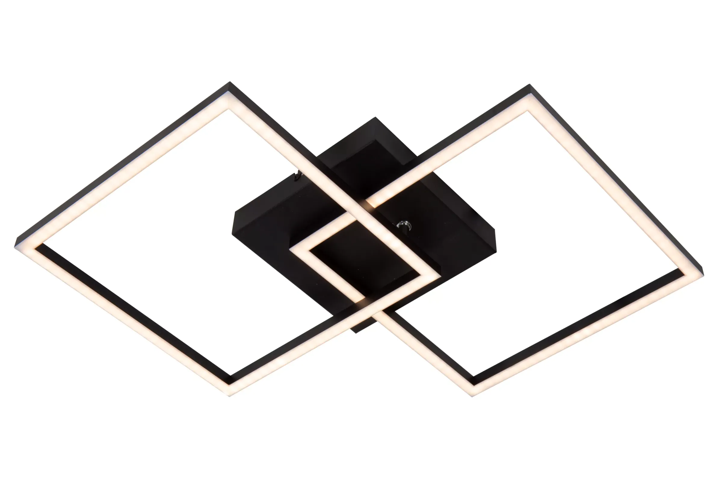 ARIANNE - Plafonnière - LED - CCT - 1x23W 2700K/4000K - Zwart*Lucide Discount