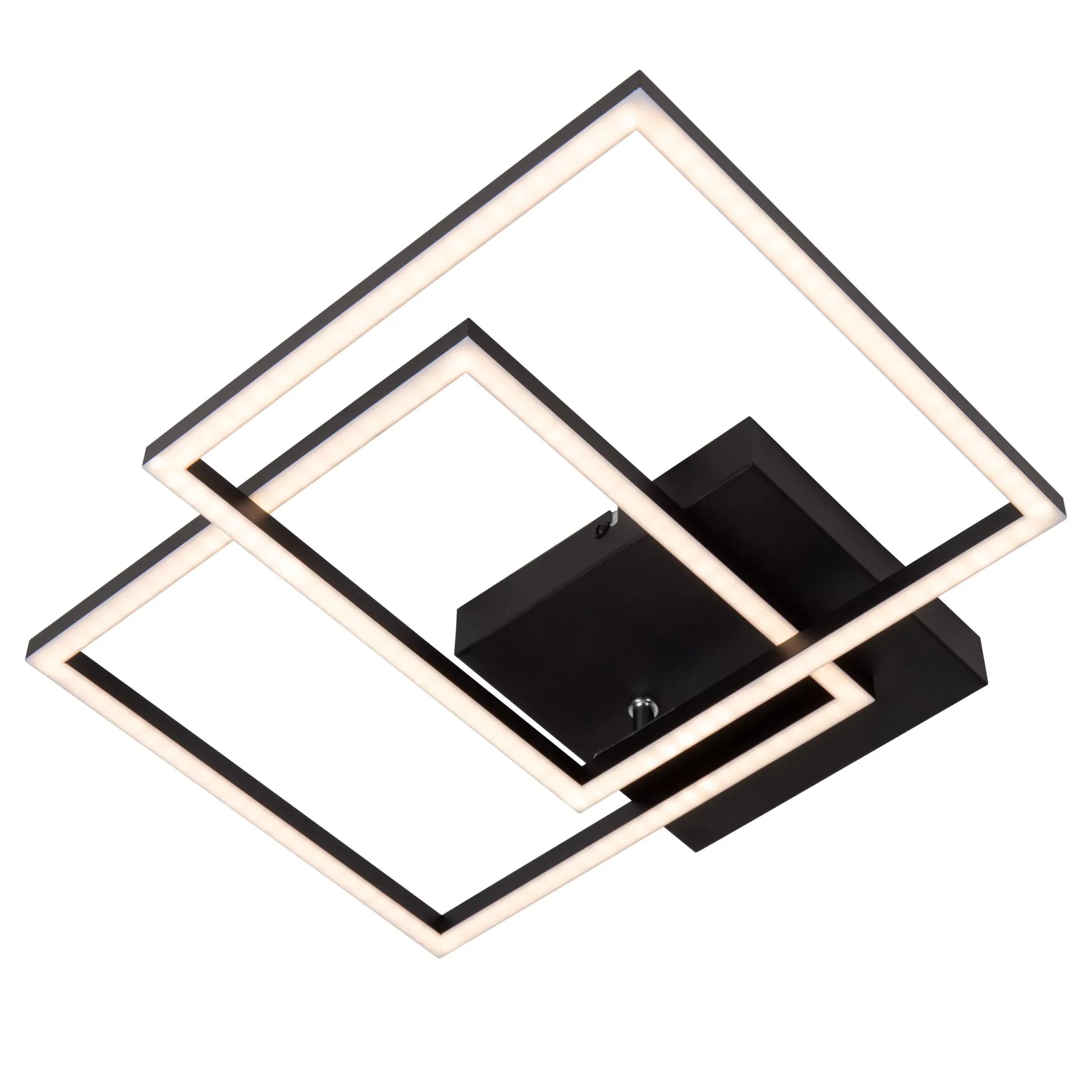 ARIANNE - Plafonnière - LED - CCT - 1x23W 2700K/4000K - Zwart*Lucide Discount