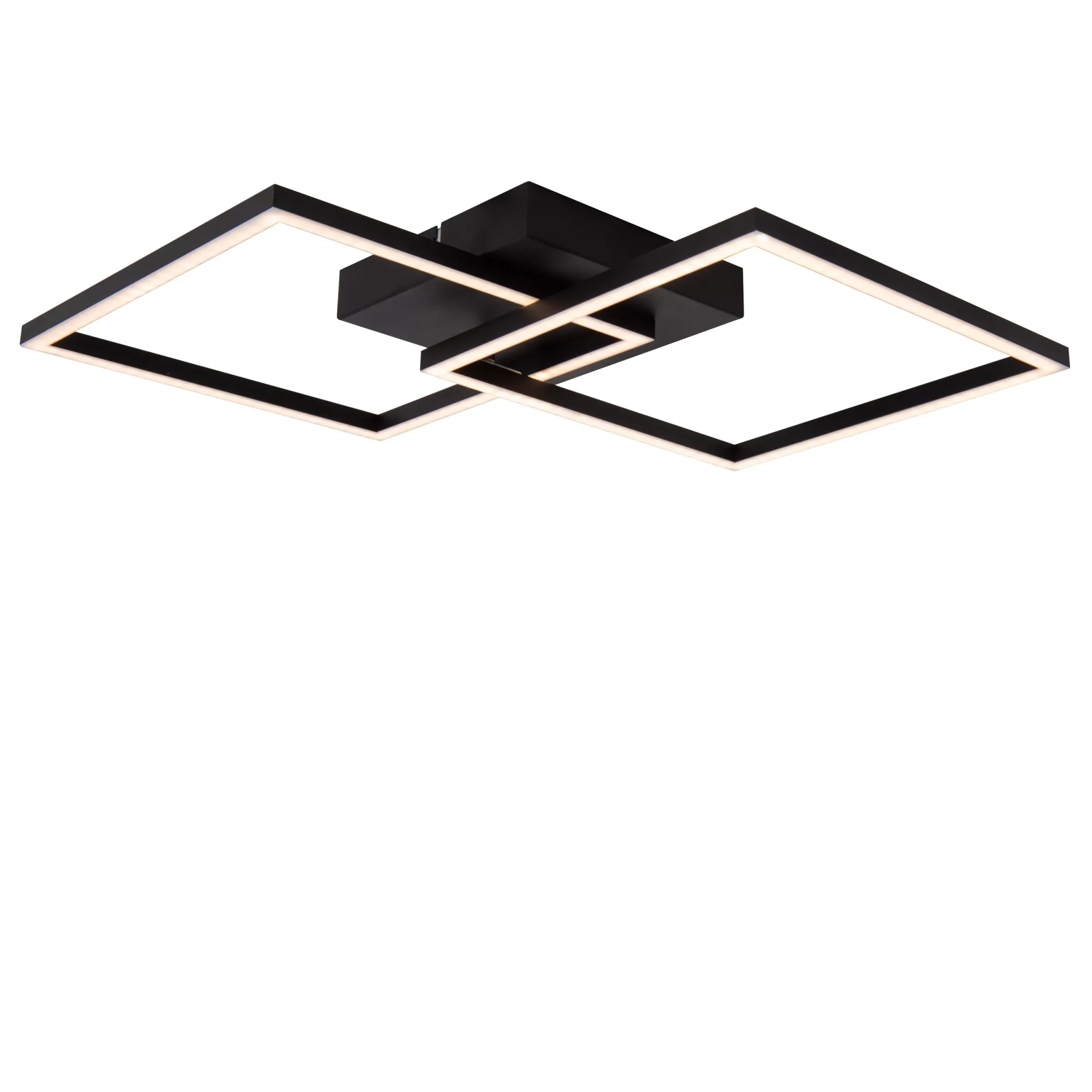 ARIANNE - Plafonnière - LED - CCT - 1x23W 2700K/4000K - Zwart*Lucide Discount