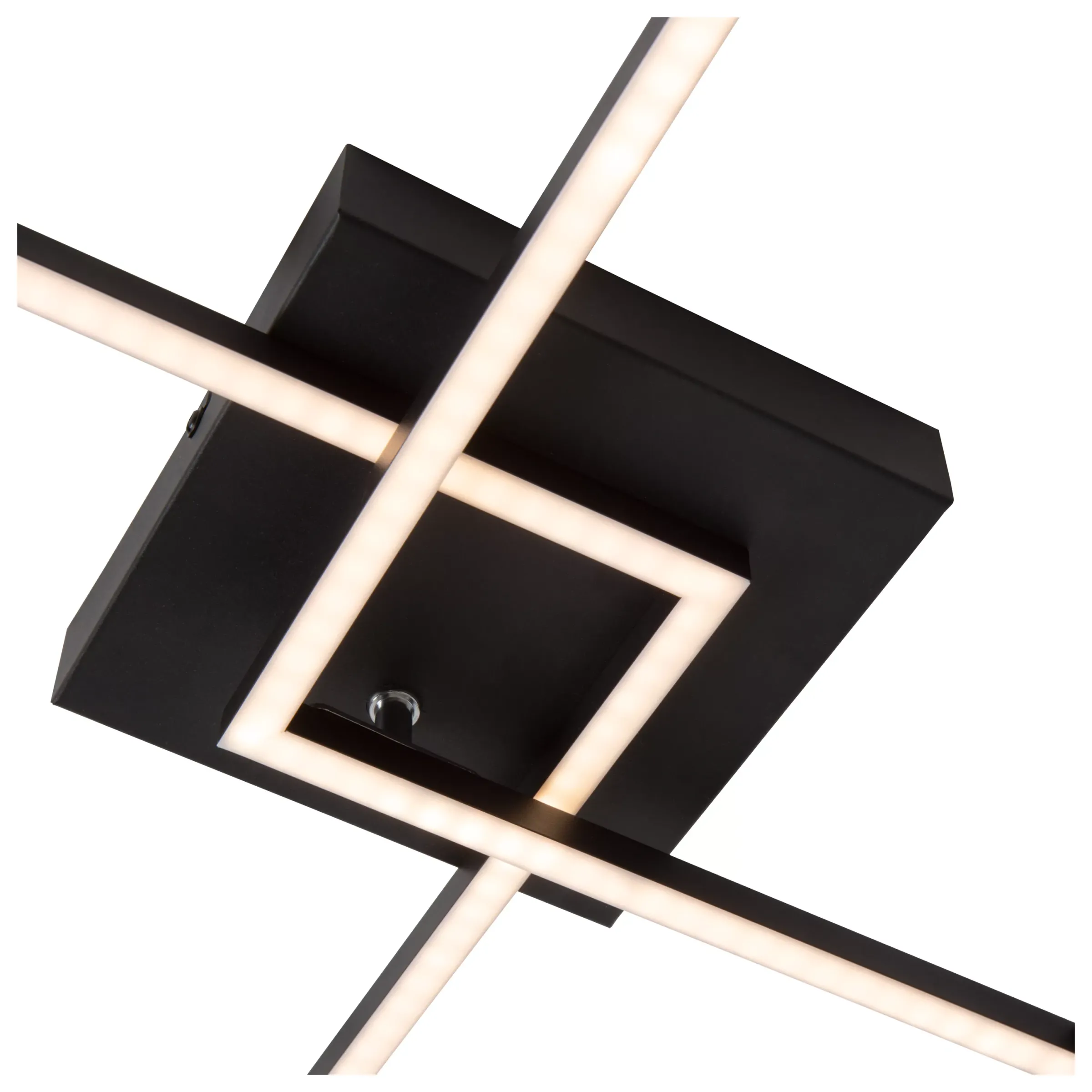 ARIANNE - Plafonnière - LED - CCT - 1x23W 2700K/4000K - Zwart*Lucide Discount