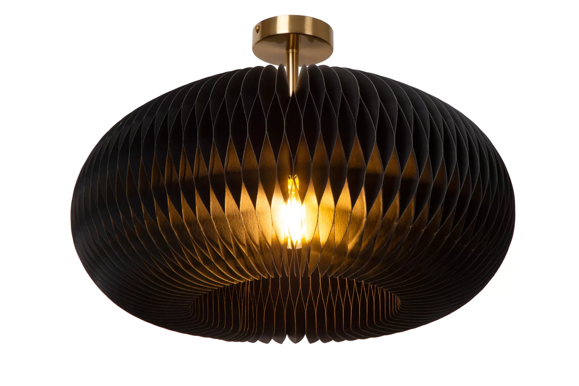 ARMONI - Plafonnière - Ø 52 cm - 1xE27 - Zwart*Lucide Flash Sale