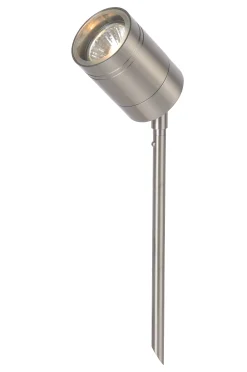 ARNE-LED - Tuinspot - Ø 6,3 cm - LED - GU10 - 1x5W 2700K - IP44 - Mat chroom*Lucide Discount