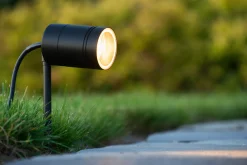 ARNE-LED - Tuinspot - Ø 6,3 cm - LED - GU10 - 1x5W 2700K - IP44 - Zwart*Lucide Store
