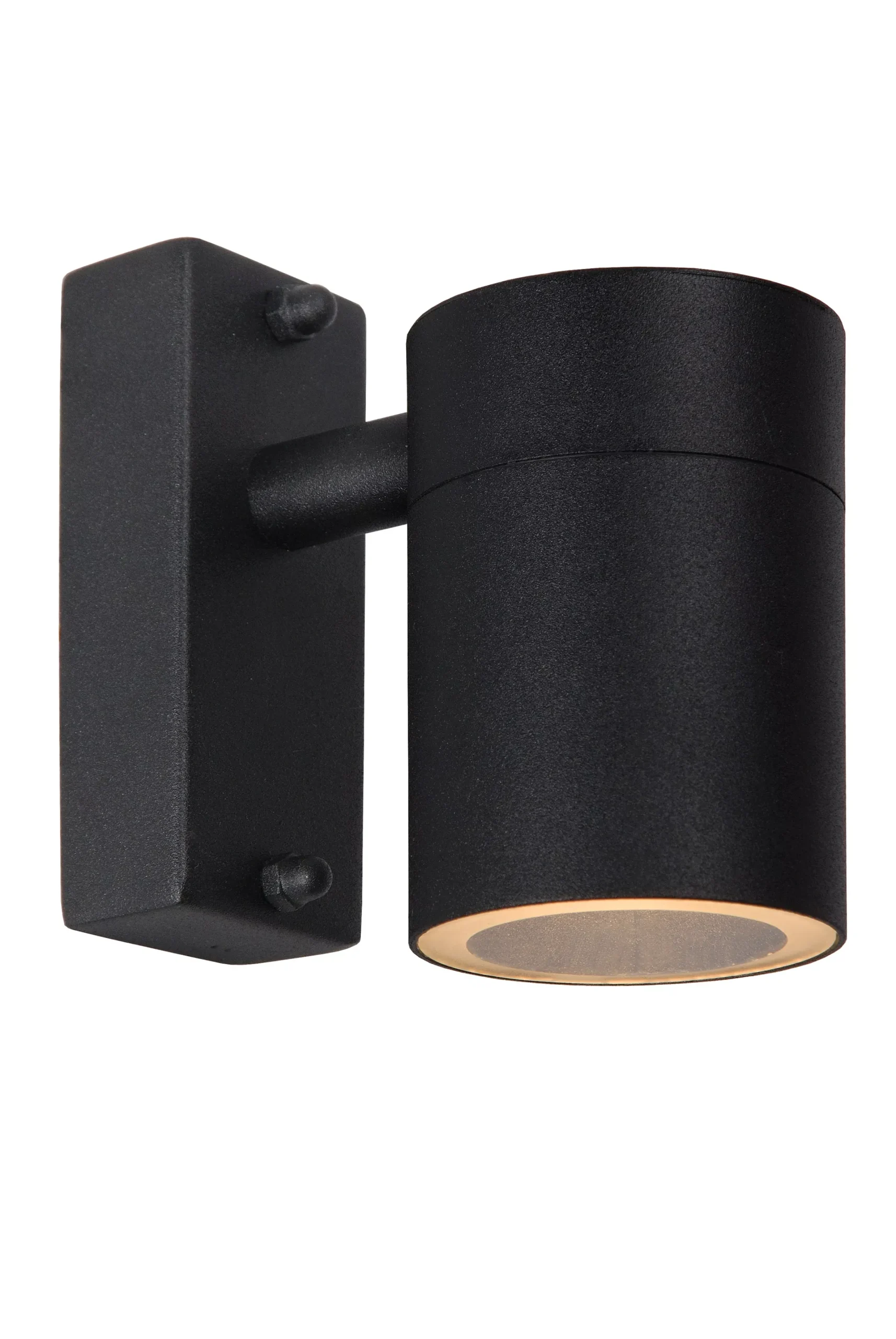 ARNE-LED - Wandspot / Wandlamp Binnen/Buiten - Ø 6,3 cm - LED - GU10 - 1x5W 2700K - IP44 - Zwart*Lucide Discount