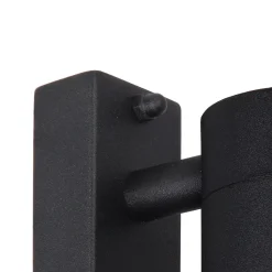 ARNE-LED - Wandspot / Wandlamp Binnen/Buiten - Ø 6,3 cm - LED - GU10 - 1x5W 2700K - IP44 - Zwart*Lucide Discount