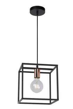 ARTHUR - Hanglamp - 1xE27 - Zwart*Lucide Clearance