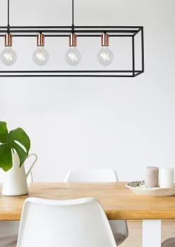 ARTHUR - Hanglamp - 5xE27 - Zwart*Lucide Cheap