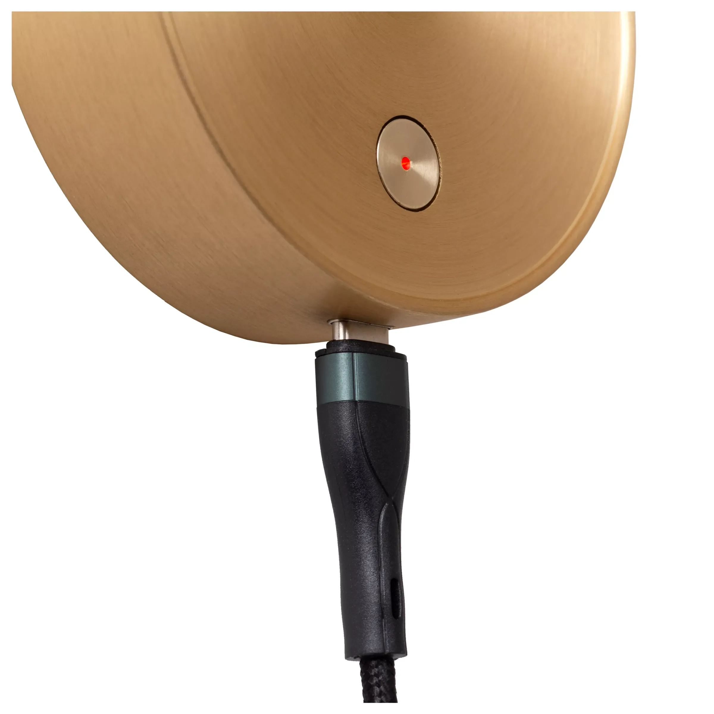 ASJA - Oplaadbare Wandspot / Wandlamp - Accu/Batterij - LED 3 StepDim - 1x3W 2700K - Mat Goud / Messing*Lucide Flash Sale