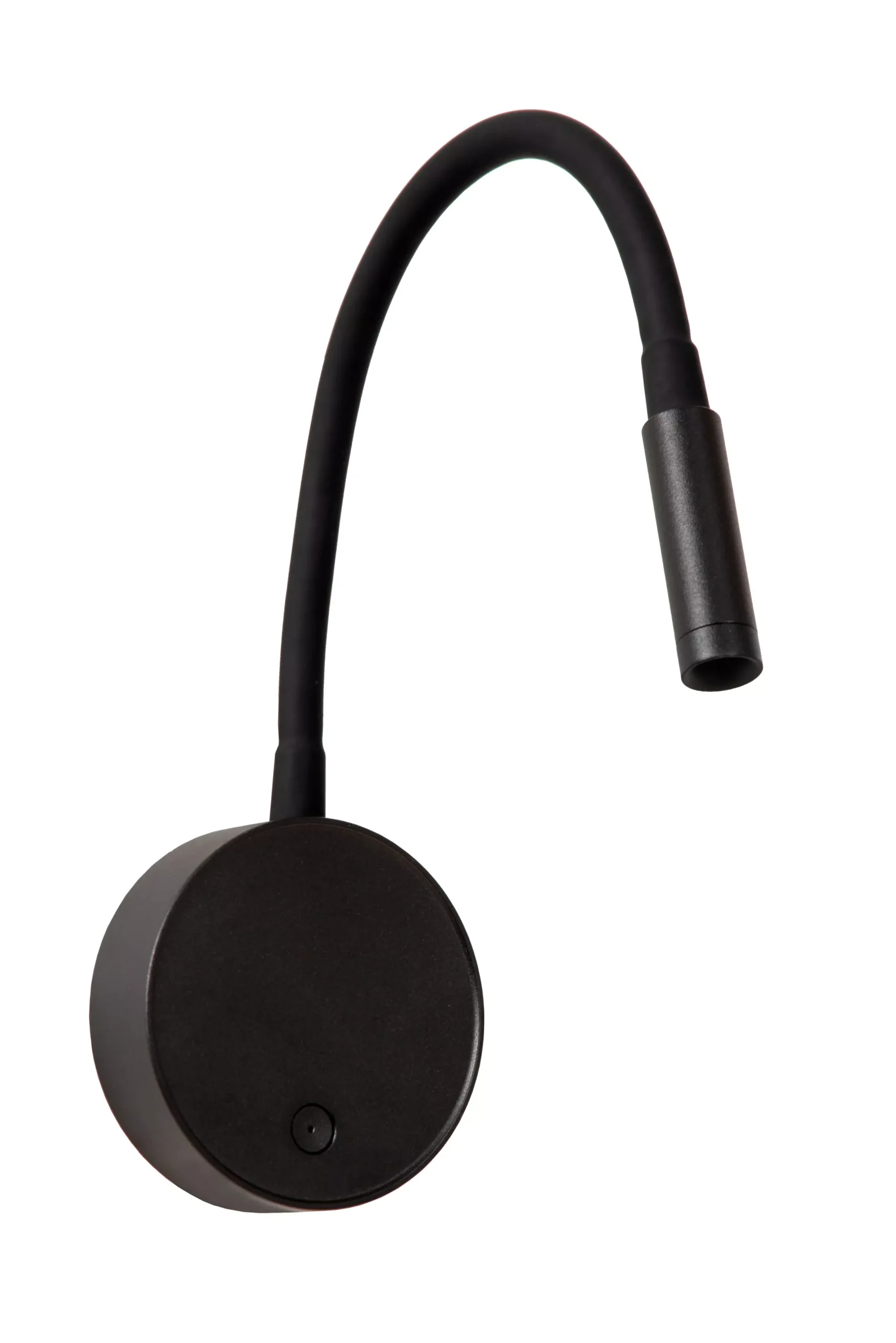 ASJA - Oplaadbare Wandspot / Wandlamp - Accu/Batterij - LED 3 StepDim - 1x3W 2700K - Zwart*Lucide Fashion
